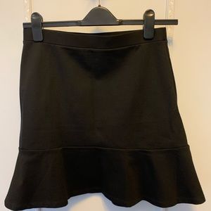 M Loft black skirt NWT